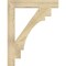 Ekena Millwork Merced Block Rough Sawn Bracket, Douglas Fir, 4"W x 28"D x 36"H BKT04X28X36MRC05RDF - alternate 2